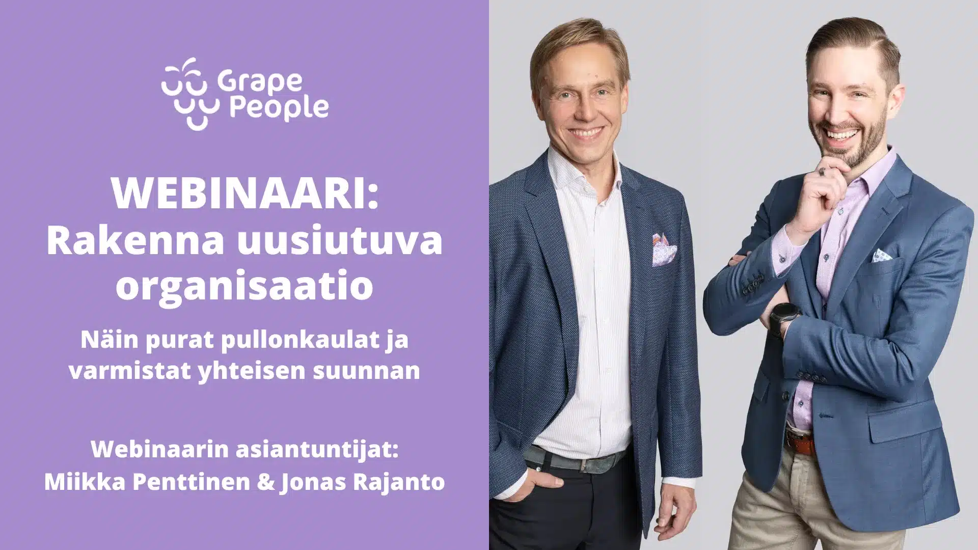 WEBINAARI 11.9.2026: Rakenna uusiutuva organisaatio – näin purat pullonkaulat ja varmistat yhteisen suunnan
