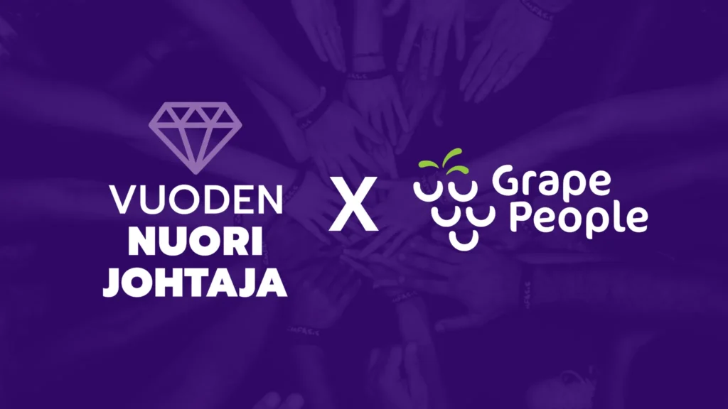 Vuoden Nuori Johtaja x Grape People.